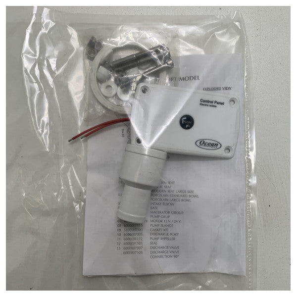 Kit de conversão de sanita eléctrica Plastimo 12V - 417647