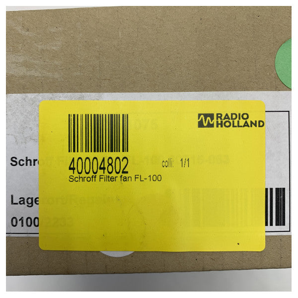 シュロフエアフィルターEDファンFL 100 24Vファン 