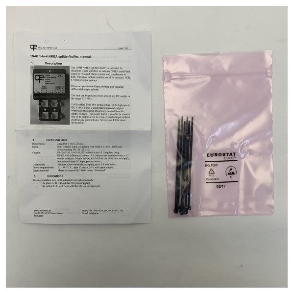 Qwerty Elektronik NMEA Buffer 1N4B-9244 G 1 i 4 ut 