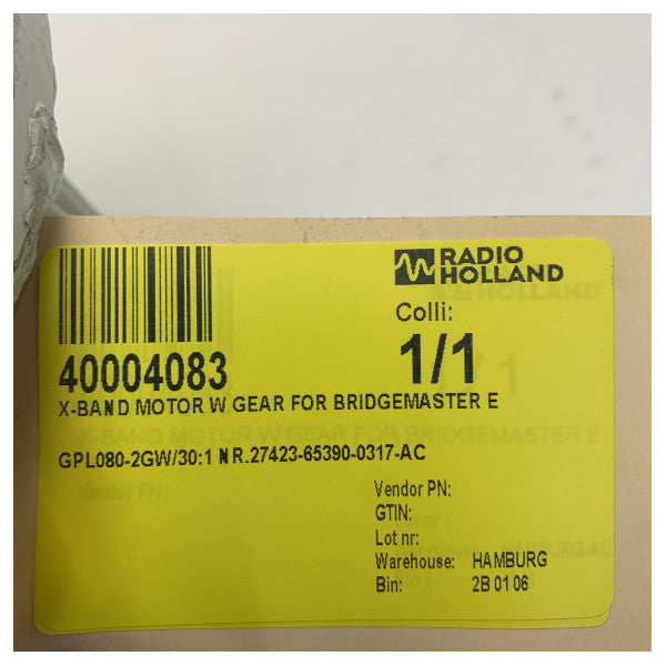 Sperry Marine Bridgemaster X-Band Radar Motor - GPL080-2GW/30 
