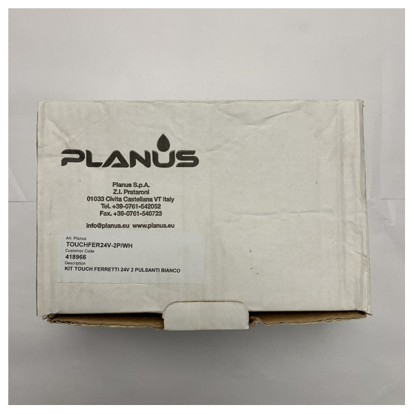 Μονάδα ελέγχου τουαλέτας Planus TOUCHFER24V-2P/WH