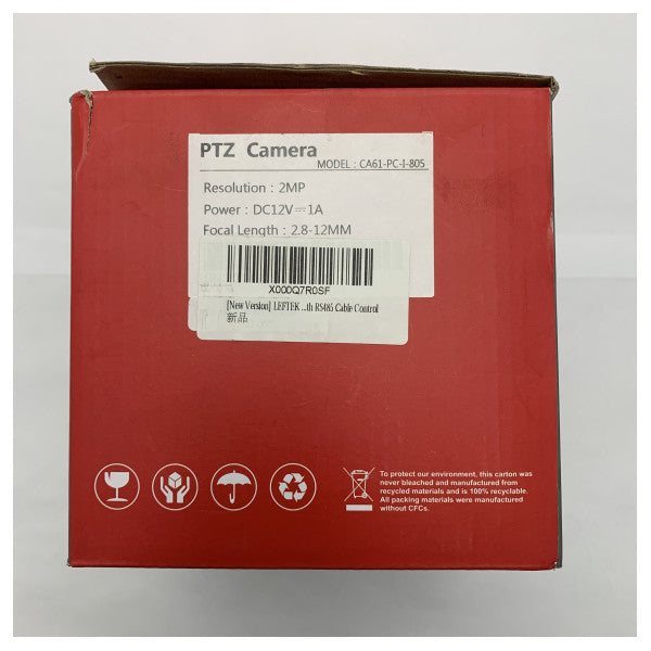 Telecamera PTZ AHD-CVBS con risoluzione 2MP e obiettivo 2,8-12mm CA61-PC