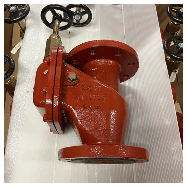 Econ storm valve JS1025 PN4 DN 80 RED