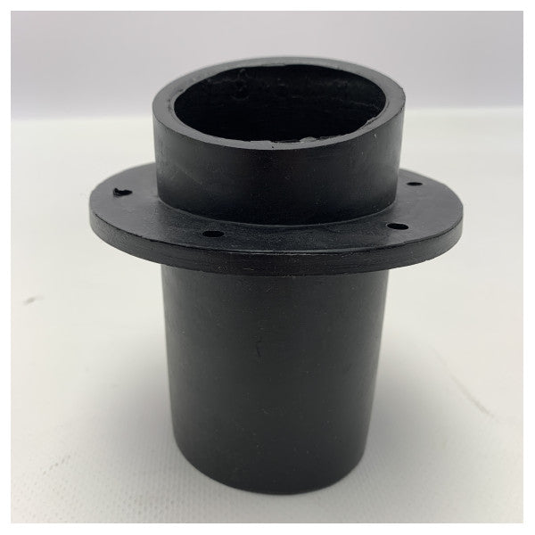 Allpa 42522 tru rungon pakoputkelle, jossa on ruostumattomasta teräksestä valmistettu laippa