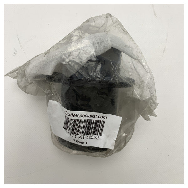 Allpa 42522 tru rungon pakoputkelle, jossa on ruostumattomasta teräksestä valmistettu laippa