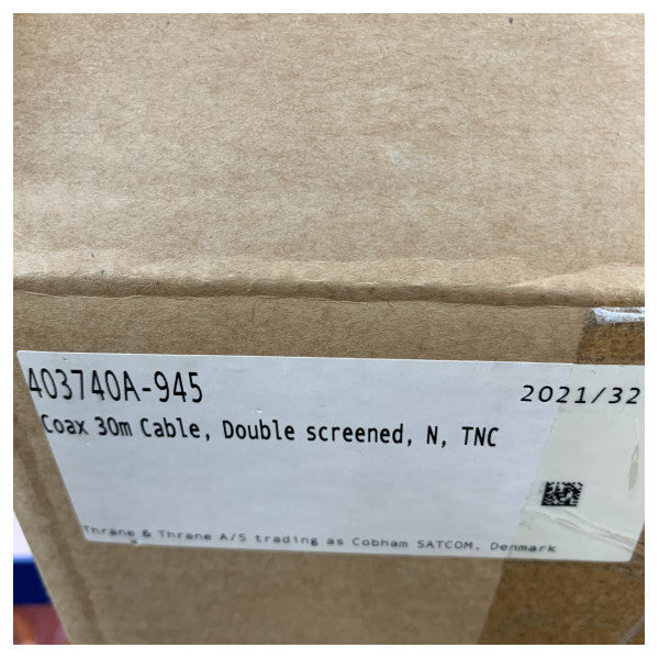 Sailor Coaxial Cable 30m with N to TNC Connectors Double Shielded - 403740A-945