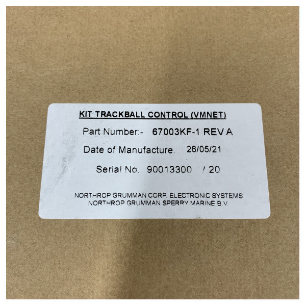 Sperry Marine Trackball-ohjainpaketti - 67003 KF 