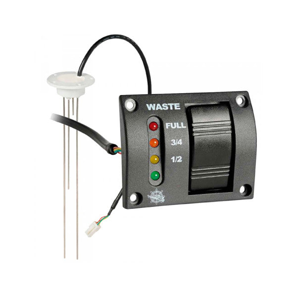 Osculati Marine Sensore di livello delle acque reflue con display a LED � Monitoraggio durevole del serbatoio delle acque reflue da 12/24 V per barche e navi