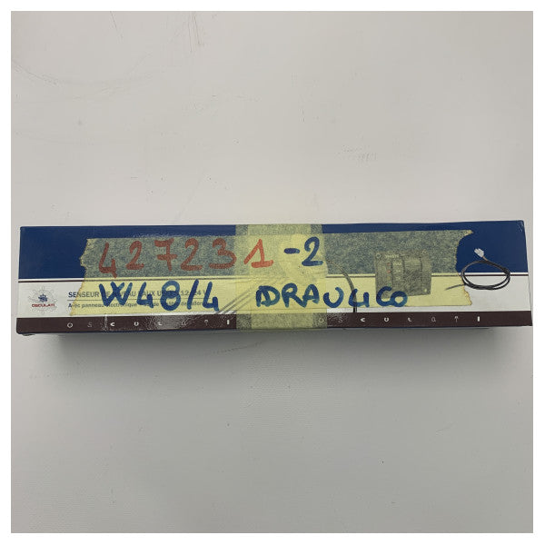 Sensor de nivel de aguas residuales marinas Osculati con pantalla indicadora LED � Monitor de depósito de residuos duradero de 12/24 V para barcos y embarcaciones