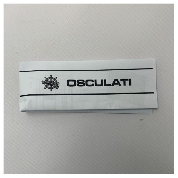 Sensor de nivel de aguas residuales marinas Osculati con pantalla indicadora LED � Monitor de depósito de residuos duradero de 12/24 V para barcos y embarcaciones