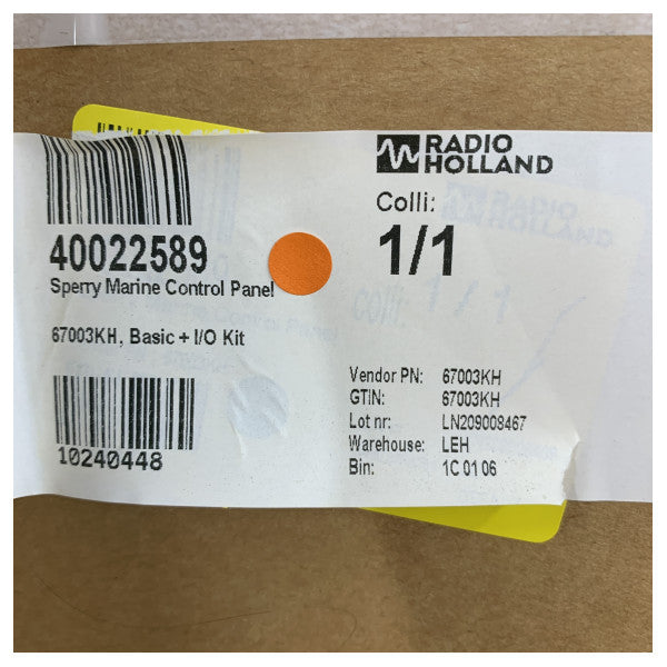 Sperry Marine Kontrollpanel med Trackball - 67003KH 