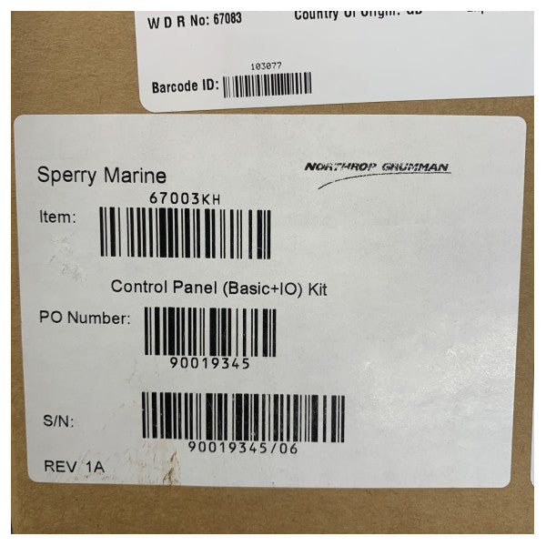 Sperry Marine Kontrollpanel med Trackball - 67003KH 
