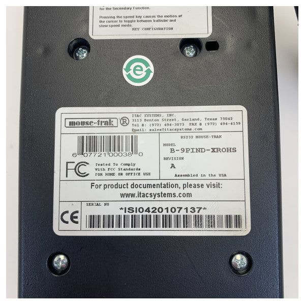 Мишка-Trak B-9pind Мишка Индустриален Десктоп Тракбол Контролер 
