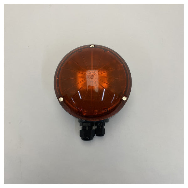 Vershoven Elektroteknik type DUO Marine Signal Light 230V IP66 Orange vandtæt 