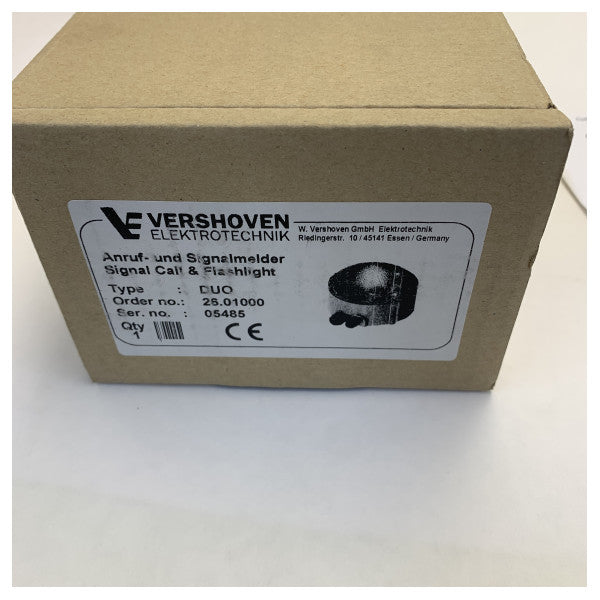Vershoven Elektroteknik type DUO Marine Signal Light 230V IP66 Orange vandtæt 