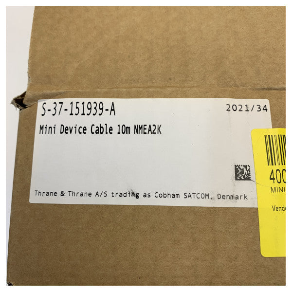 Sailor Marine NMEA 2000 Data Cable 10m - S-37-151939-A