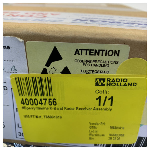 Module de récepteur radar X-Band Sperry Marine T65801616-4 