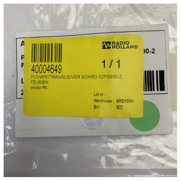 Плата живлення трансивера Furuno PCB 02P5890-2 для - FE-606N 