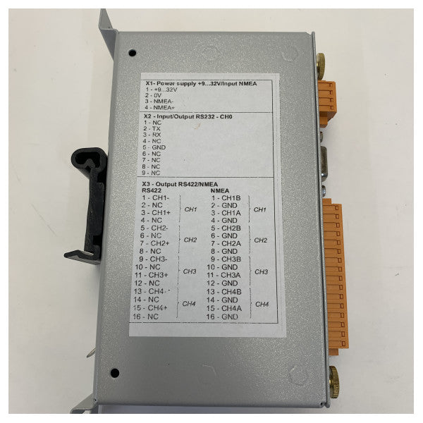 Veinland MIS NMEA موسّع موزّع إشارة ذا 4 قنوات 1NMEA.1O4 - RS232 RS422 