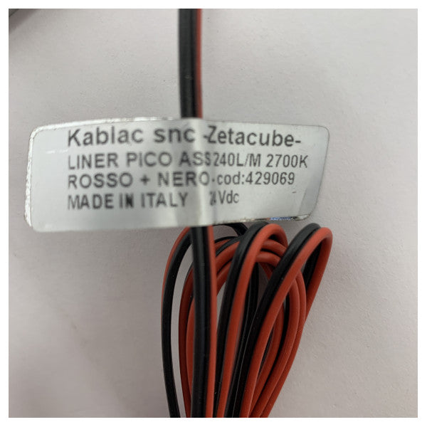 Kablac Морски клас LED Liner Light 2700K топло бяло 600mm IP55 водоустойчив 12V DC, трайно морско осветление