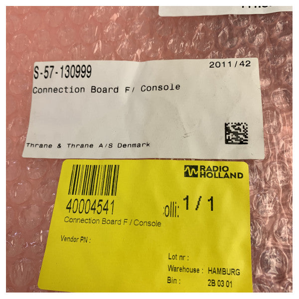 Seemann Cobham GMDSS Anschlussplatte - S-57-130999 