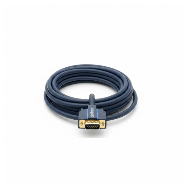 Clicktronic VGA-Anschlusskabel 20 m - Hochwertiges Marine-Display-Kabel - Neu 