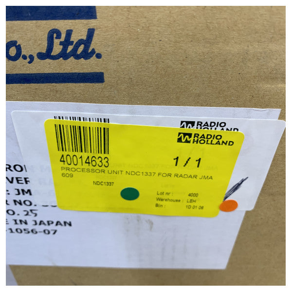 Одиниця обробки радару JRC Marine Radar Processor NDC 1337, сумісна з радаром JMA 609 River 