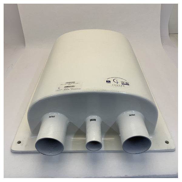 Centek Jeneratör Egzoz Su Ayırıcı Susturucu 3.5 x 3.5 x 2 inç - 1020350 