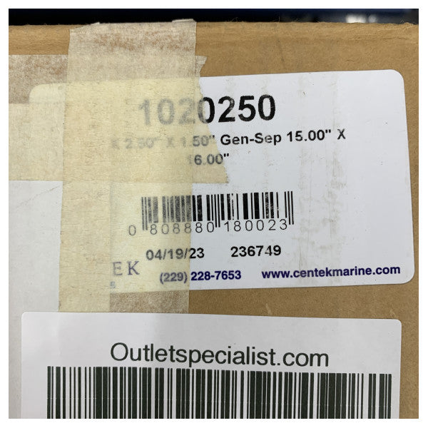 Separator wody Centek 1020250 - wydech 2.5 - 1.5 cala 