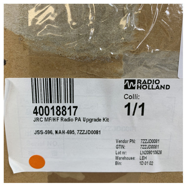 JCR MF/HF Radio PA Upgrade Kit 7ZZJD0081 