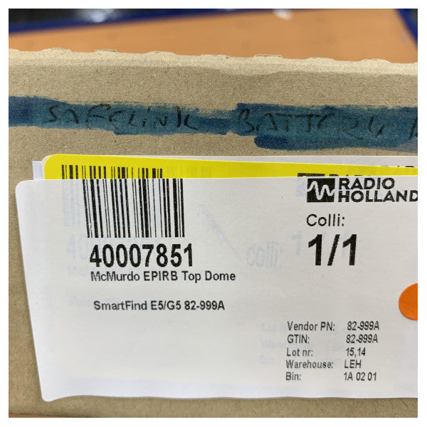 McMurdo 82-999A Верхня частина купола для E5/G5/A5/A5G/ Sport/Sport+ V1 та V2 