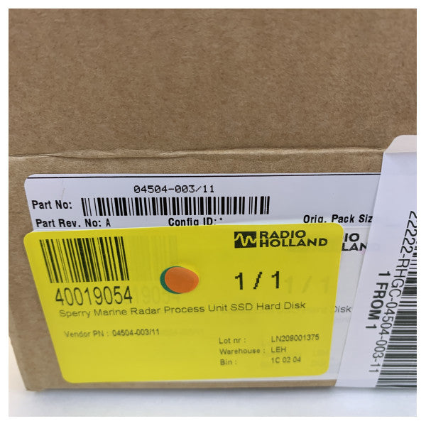 Sperry Marine 04504-003-11 VisionMaster Радарний процесор з SATA SSD 