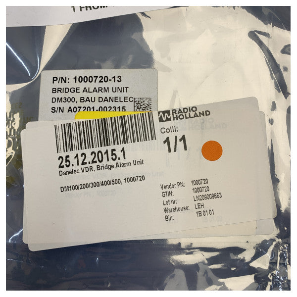 Danelec 1000720-13 Контролен дисплей за запис на данни от пътуването 