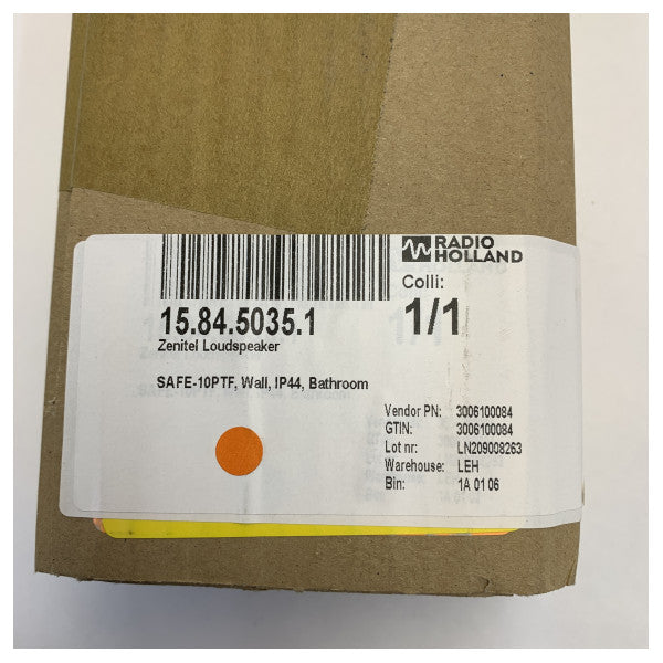 Zenitel SAFE-10PTF IP44 Модуль гучномовця для ванної кімнати 