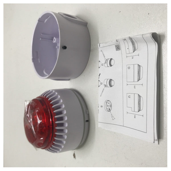 Fulleon ROLPSB/SV/RL/W/D palohälytyssignaali PUNAINEN