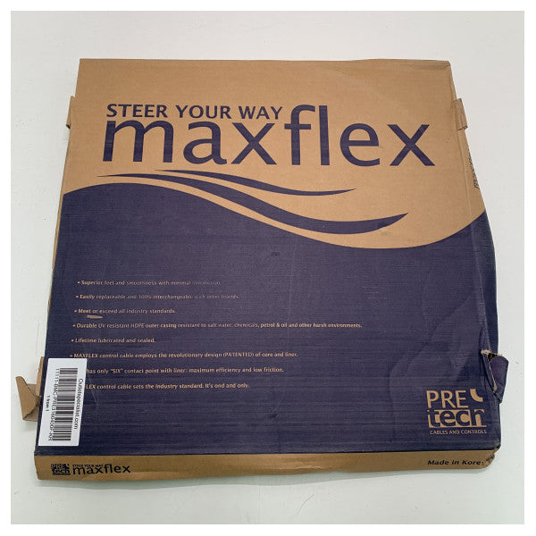 Marine Grade Maxflex Steering Cable - Durable, UV-Resistant HDPE, 4m for Boats & Marine Use