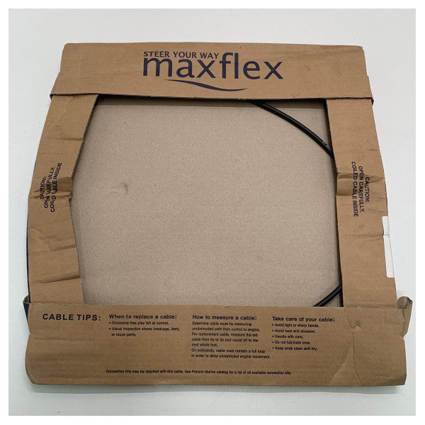 Marine Grade Maxflex Steering Cable - Durable, UV-Resistant HDPE, 4m for Boats & Marine Use