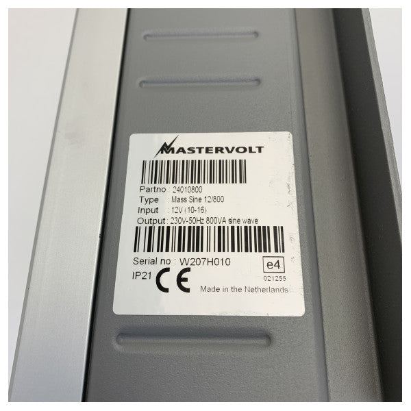 Mastervolt Mass Sine Wave Inverter 12V - 800W - 24010800 