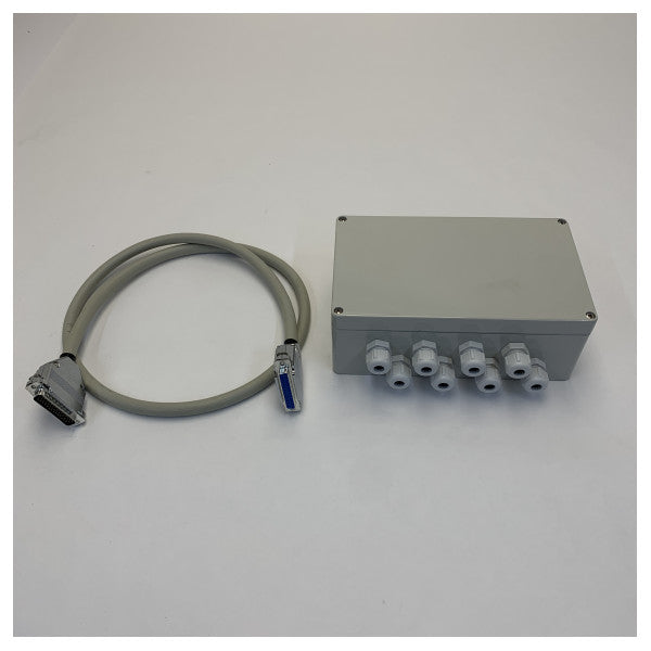 Scatola di giunzione 4 porte di input/output marino con connettori DB 