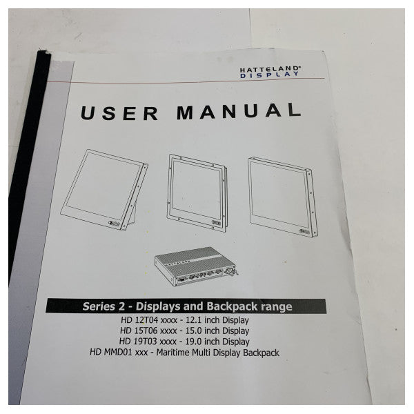ハッタランド HD 19T03 19インチ ガラスブリッジ TFT ディスプレイ 