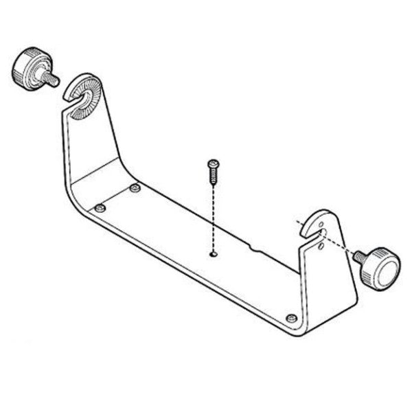 Кріплення для картплоттера Raymarine R70147 A65 з ручками 