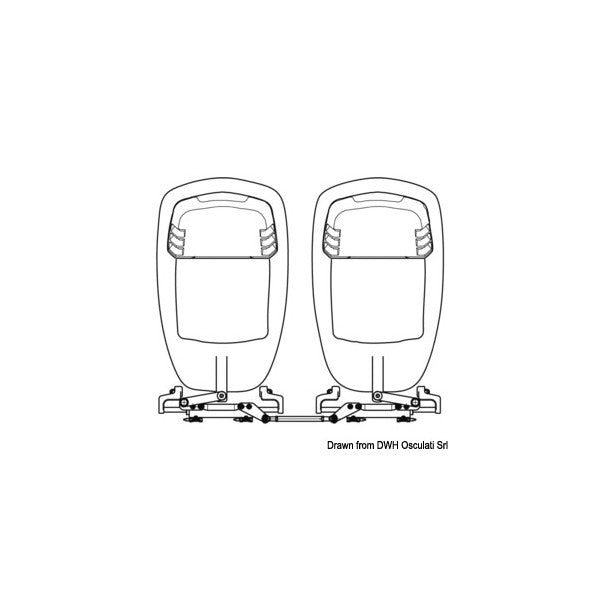 High-Quality Corrosion-Resistant A90 Marine Outboard Motor Coupling Rod for Dual Engine Control