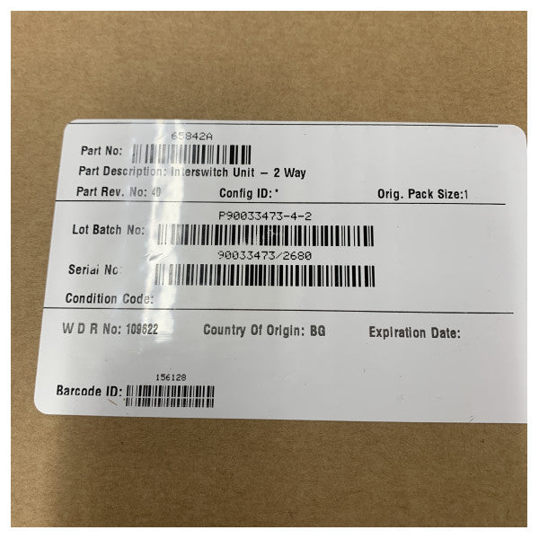 Радарний блок Sperry Marine 65842A з двостороннім перемикачем 