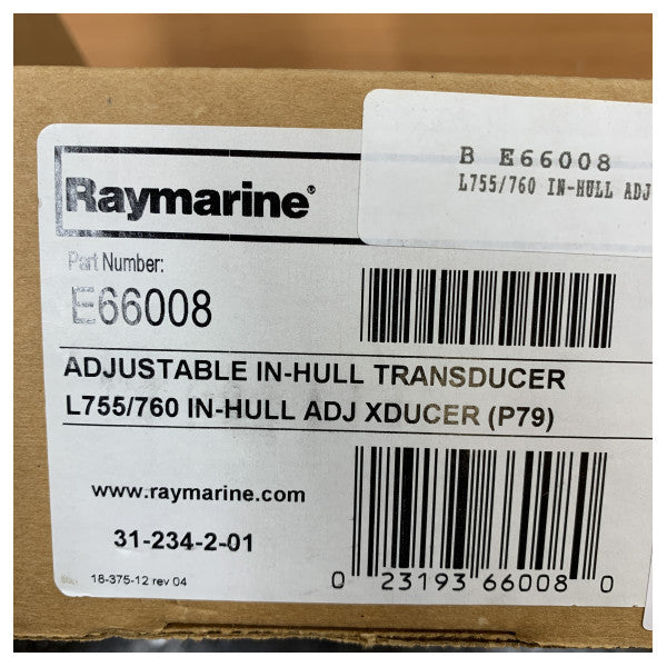 Raymarine Airmar E66008 P79 Внутрішній датчик глибини 600W 