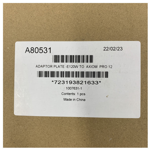Адаптерна плита Raymarine A80531 E120W для картплоттера Axiom 12 Pro 