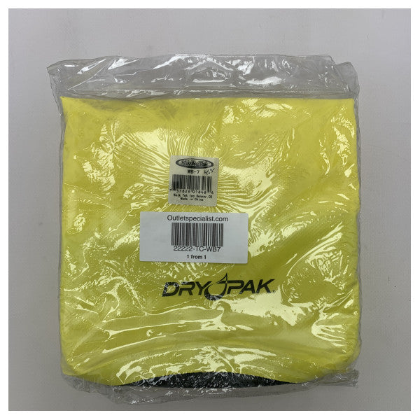 Dry Pak WB7 saco seco impermeável com tampa de enrolar amarelo