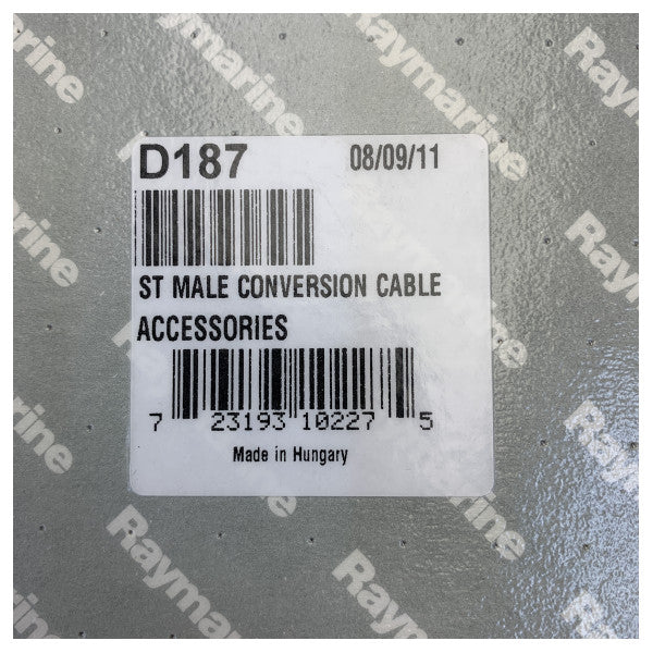 Raymarine ST-30-40-60-80 Konverter kabel za ST-50 muški - D187 