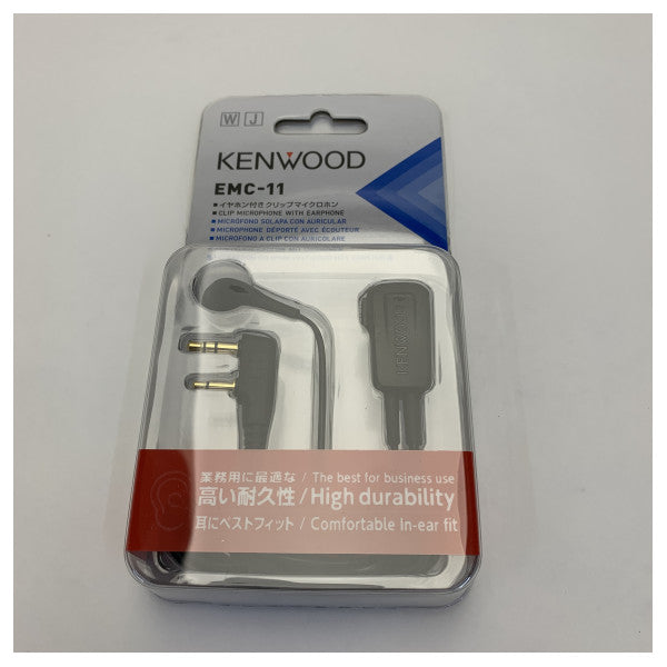 Icom EMC-11 Klip Mikrofon ve Taşınabilir Kulaklık 