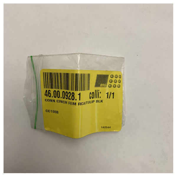 High-Quality Marine RCA Connector - Durable Gold-Plated Audio & Video Cable Adapter