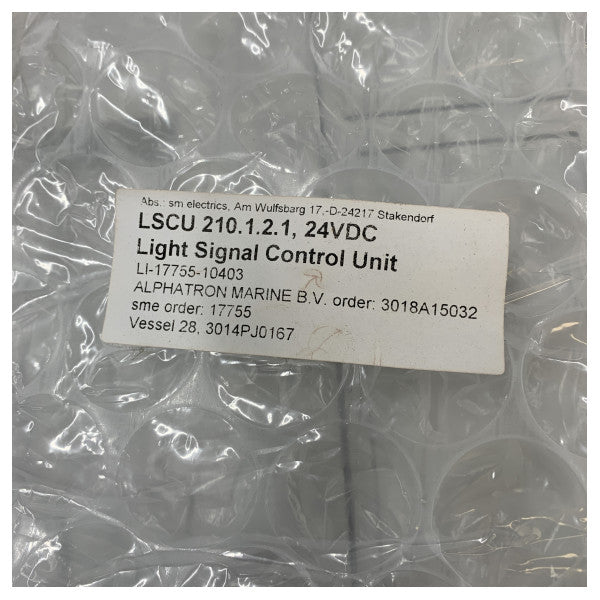 SM Electrics Sinjal ta' Kontroll tad-Dawl Unit 210.1.2.1 24VDC - 770726 